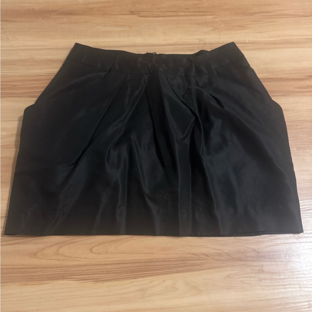 Plastic Island Black Mini Skirt